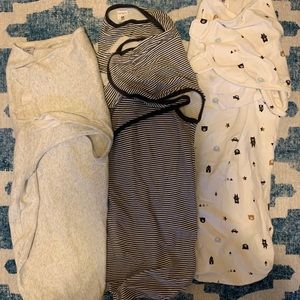 Carter’s swaddle sleep sacks (set of 3)